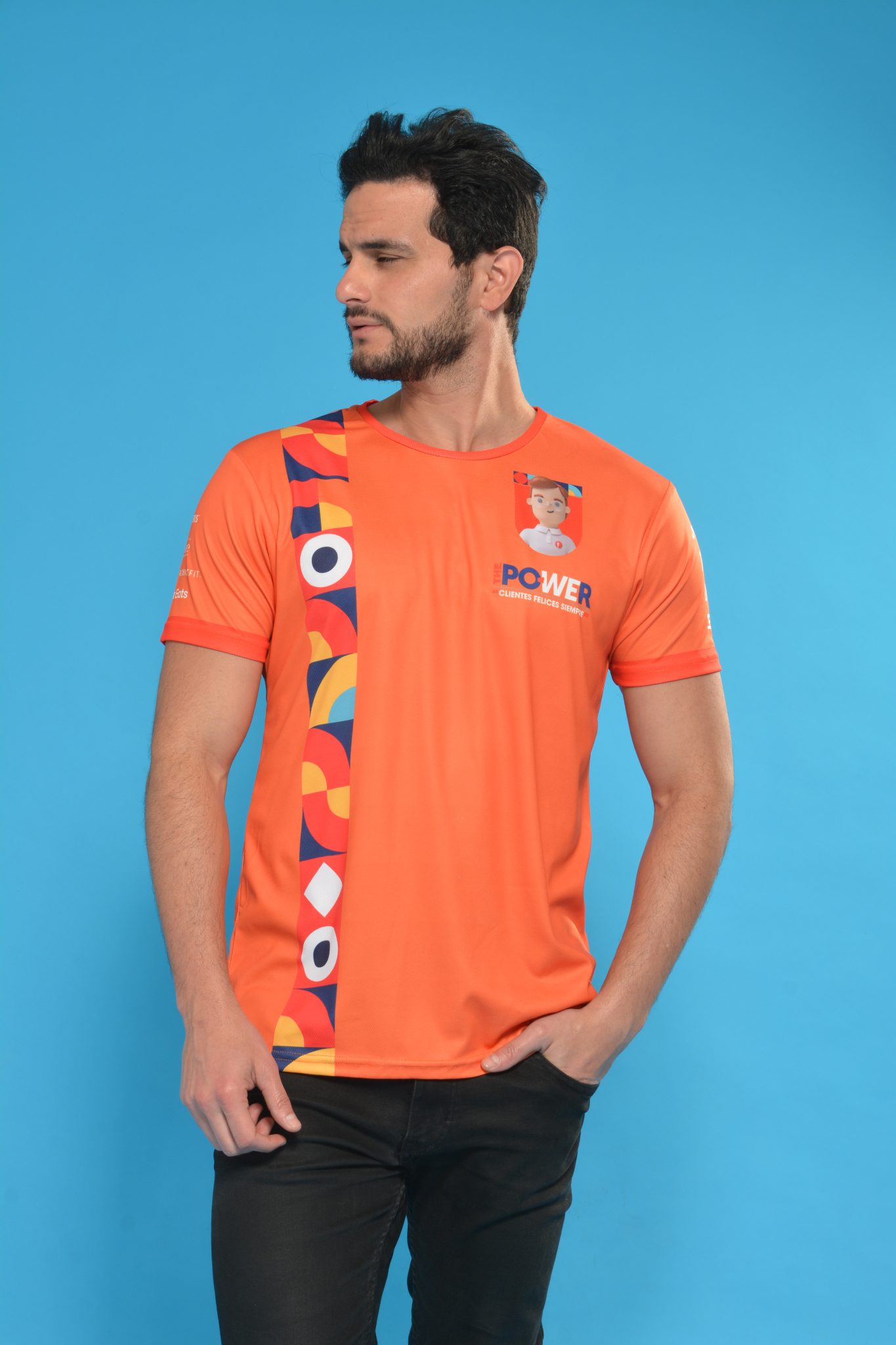playera cuello redondo